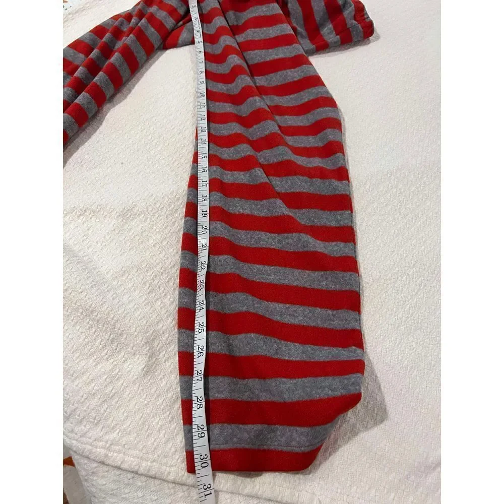 Target Red and Gray Striped Pajama Pants size Large - Picture 9 of 9